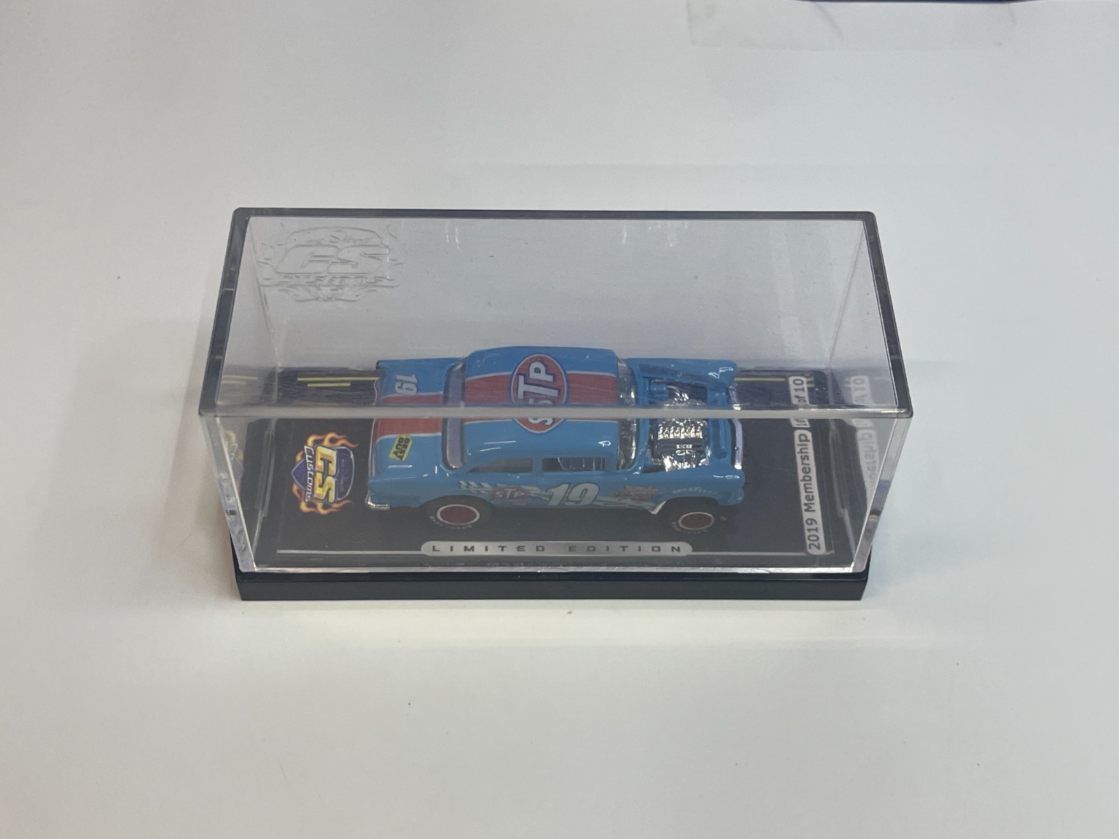 HOT WHEELS 1/64 CHRIS STANGLER CUSTOM ’55 CHEVY BEL AIR GASSER 2019 MEMBERSHIP
