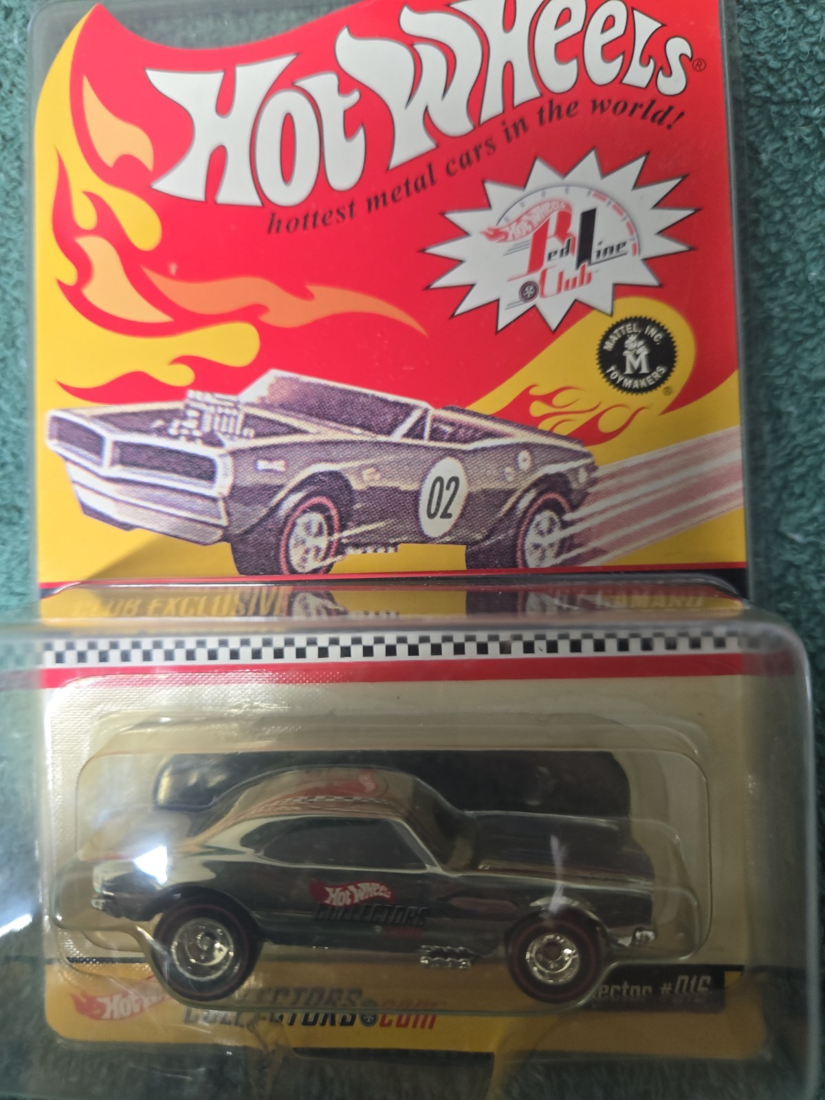 Hot Wheels Collectors ’67 Camaro Diecast 1:64 Chevrolet Black Silver Limited Ed…