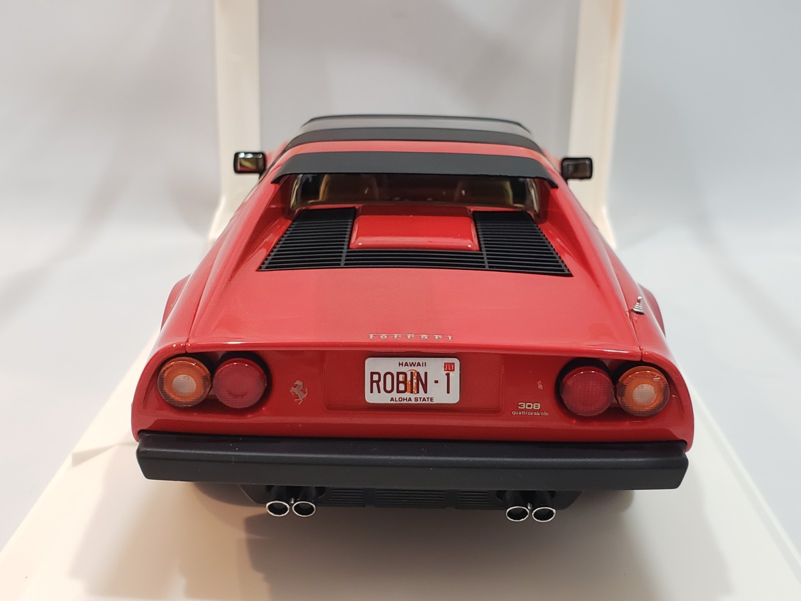 NEW 1/18 FERRARI 308 GTS Magnum P.I. Diecast Model Car Collectible 187930 Norev