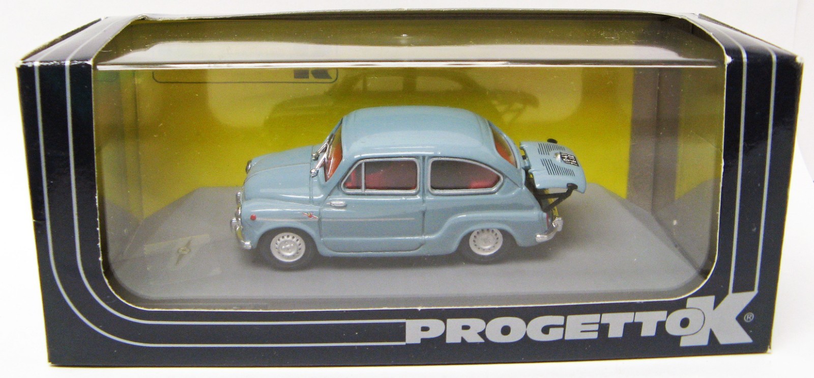 1964 FIAT Abarth 850 TC blue 1/43 Progetto K PK125 Italy MB