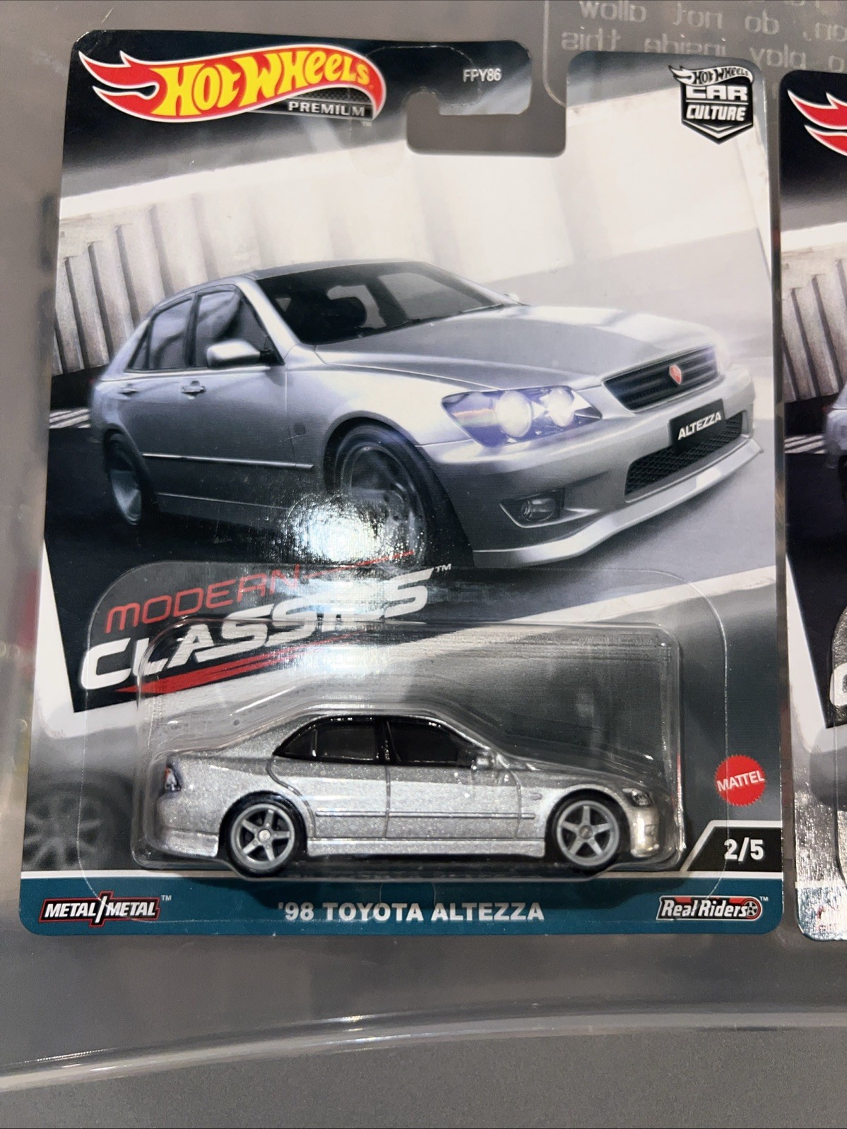 Lot Of 2 Hot Wheels 2024 Premium ‘98 Toyota Altezza Car Culture Modern Classics!