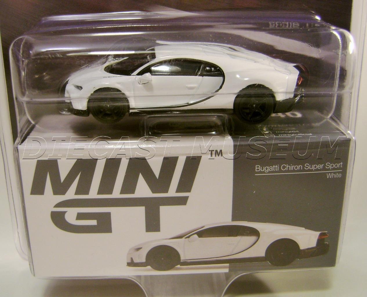 BUGATTI CHIRON SUPER SPORT WHITE #440 MIJO TSM MODEL MINI GT DIECAST 2022
