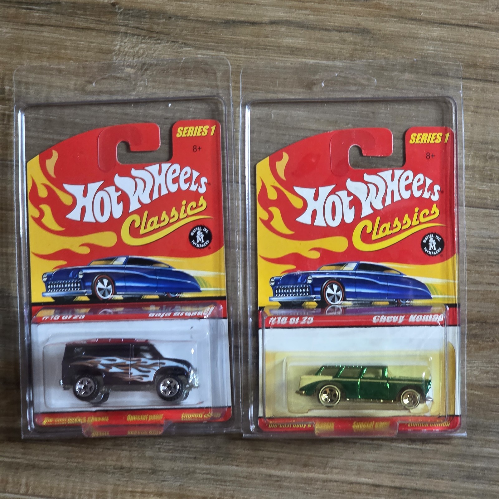 Hot Wheels Classics Series 1 Set of 22 Spectraflame Paint Redlines 1/64 Diecast