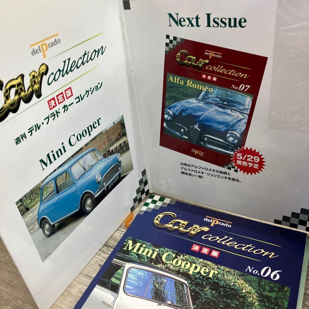 Mini Cooper 1/43 Diecast Car Collection No.6 Vintage Display Used