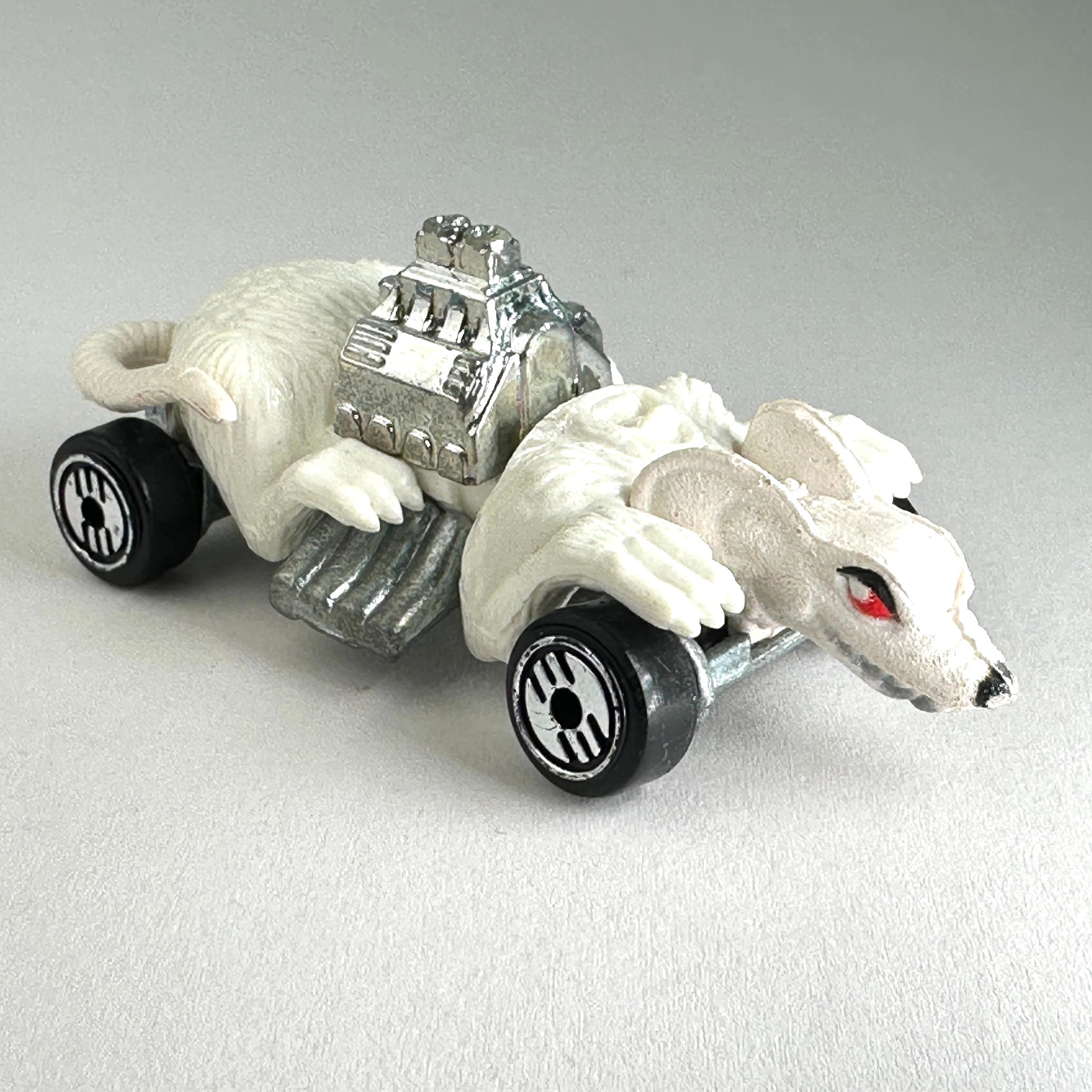 Hot Wheels White Rat Ultra Hots White Rat Rod Loose 1988 Malaysia Vintage