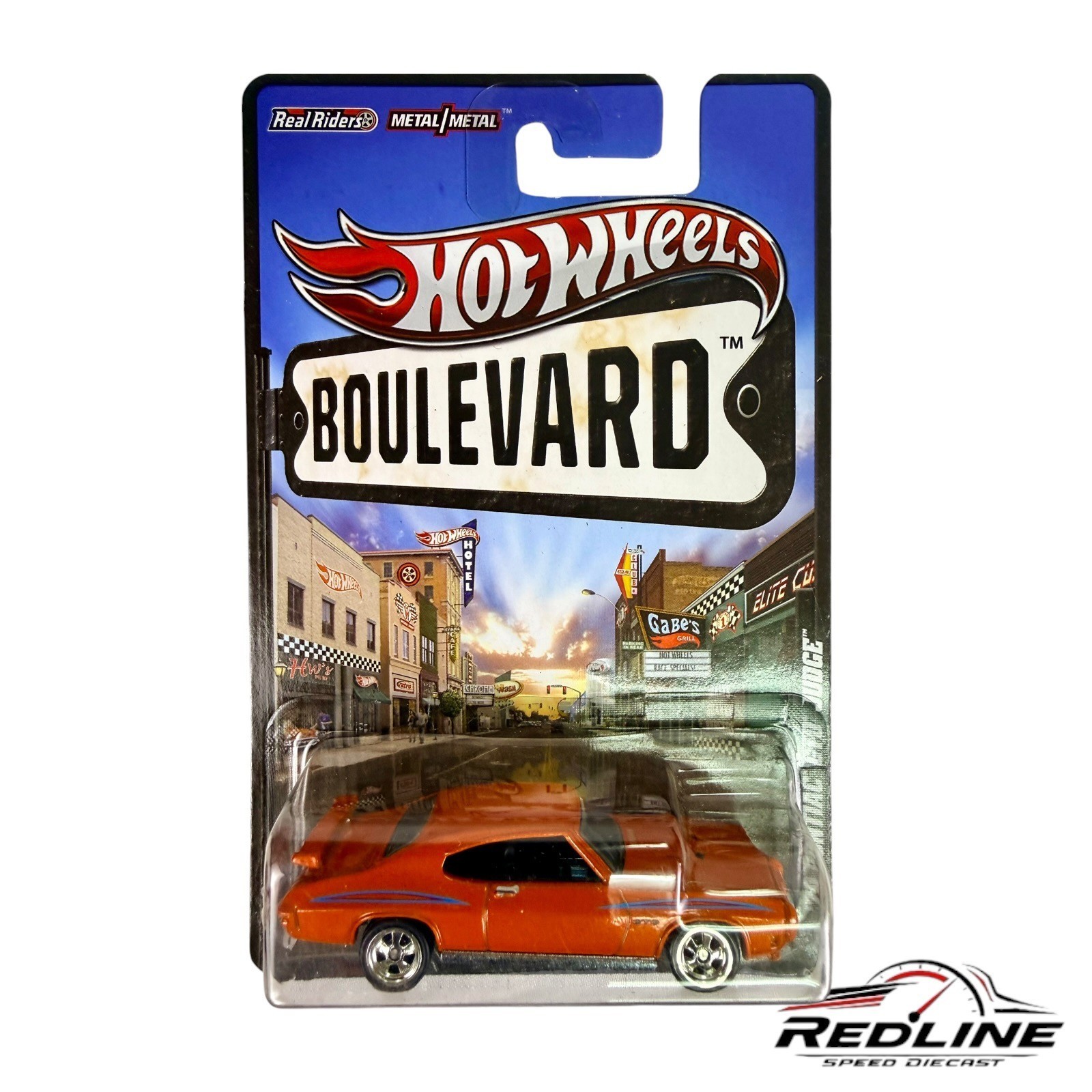🇺🇸Hot Wheels 2011 Boulevard Legends Series 70 Pontiac GTO Judge H13🇺🇸