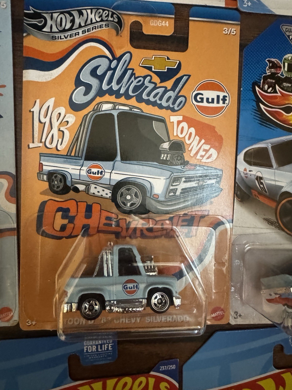 New Lot Of 11 Gulf Die-Cast Cars W/Manga Tuner & Tooned 83 Chevy Silverado