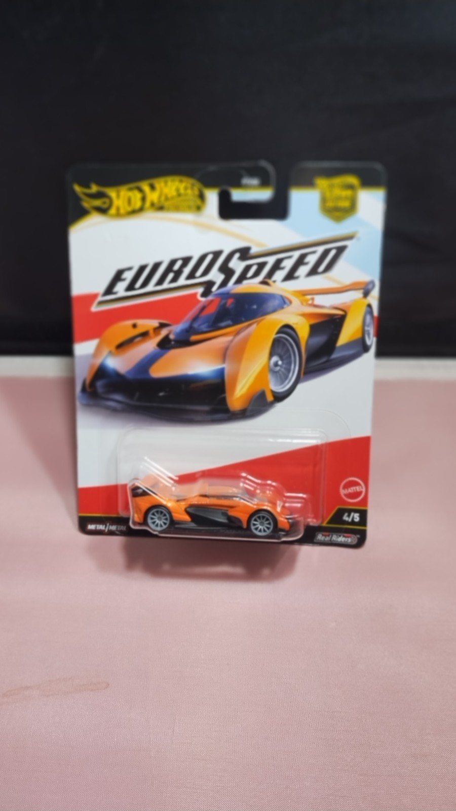 Hot Wheels Premium Car Culture Euro Speed Mclaren Solus GT Real Riders Diecast