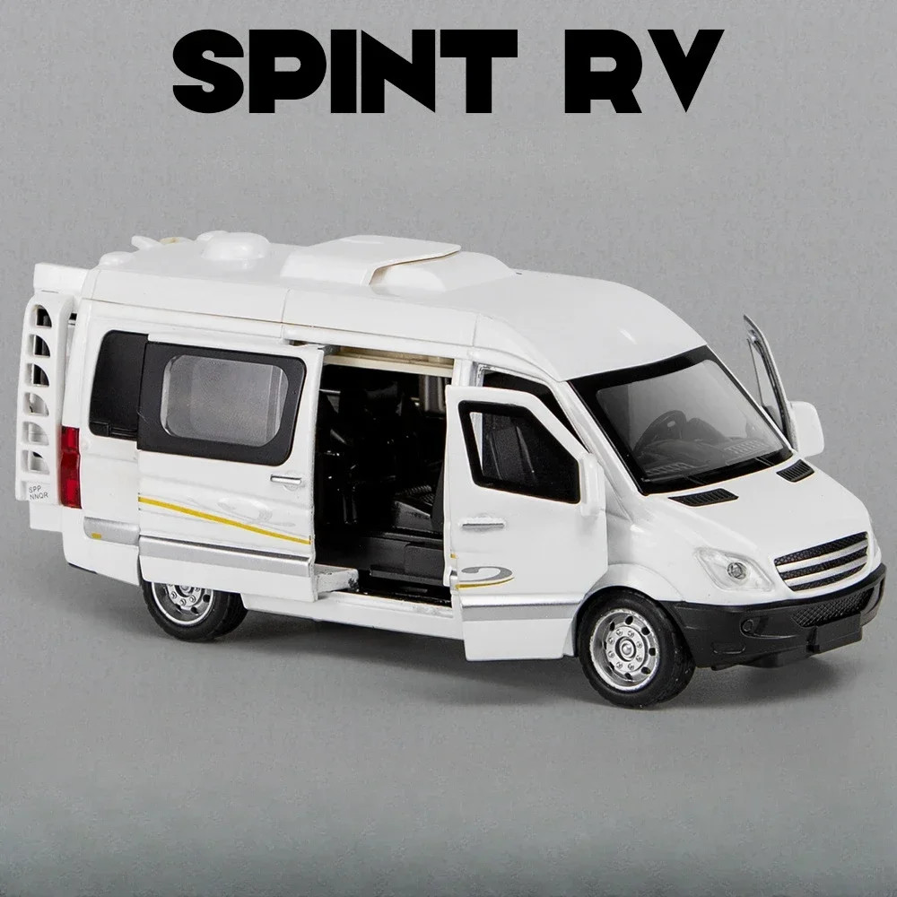 1:32 Sprinter Coaster Alloy Diecast Toys Cars Models Vehicles Pull Back with Sou