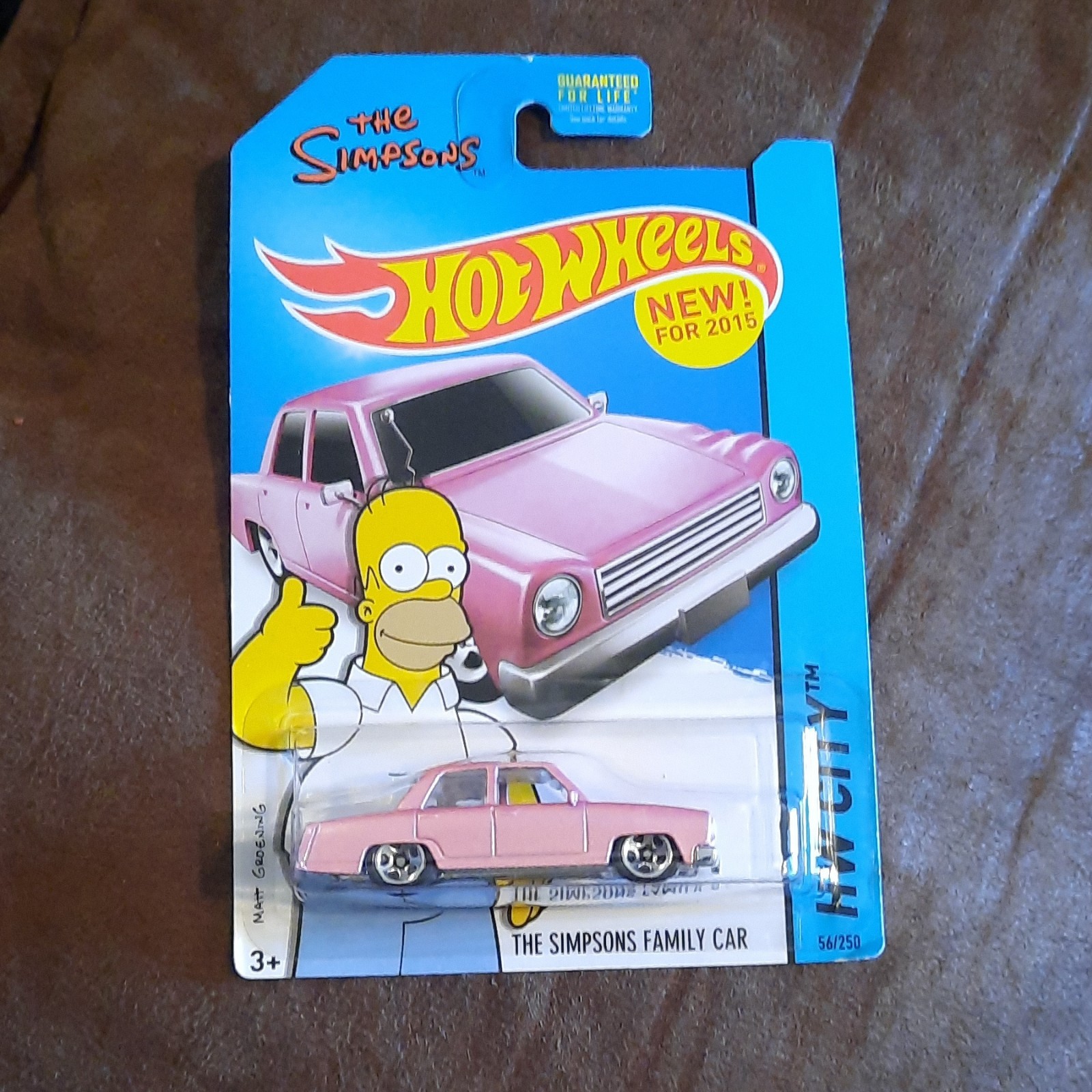 Hot Wheels The Simpsons Family Car 2015 Hot Wheels Series 1:64 Diecast Pink
