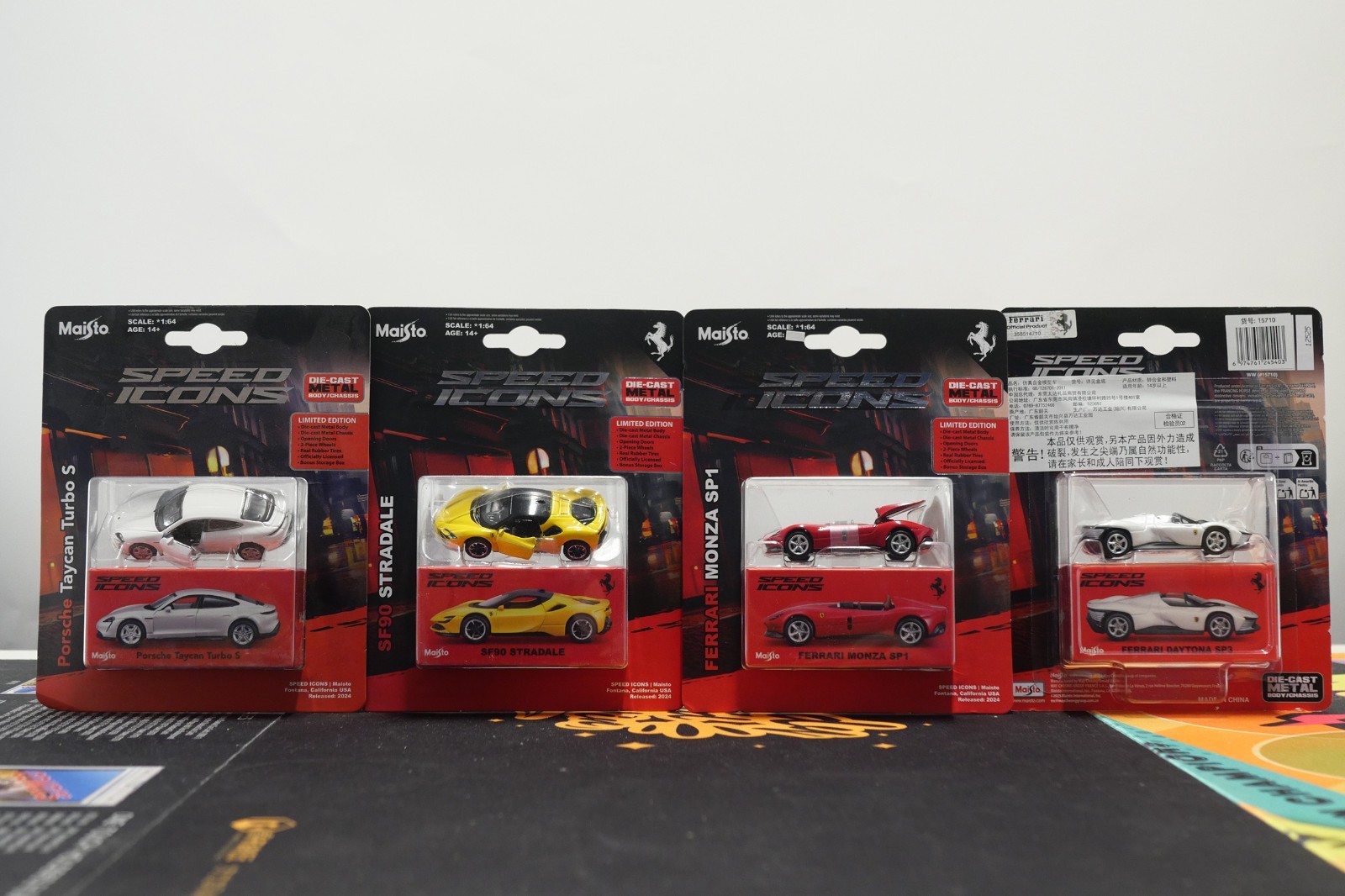 [Total 16 Pieces] Maisto 1/64 Maisto Supercar Collection Diecast Model Car NEW