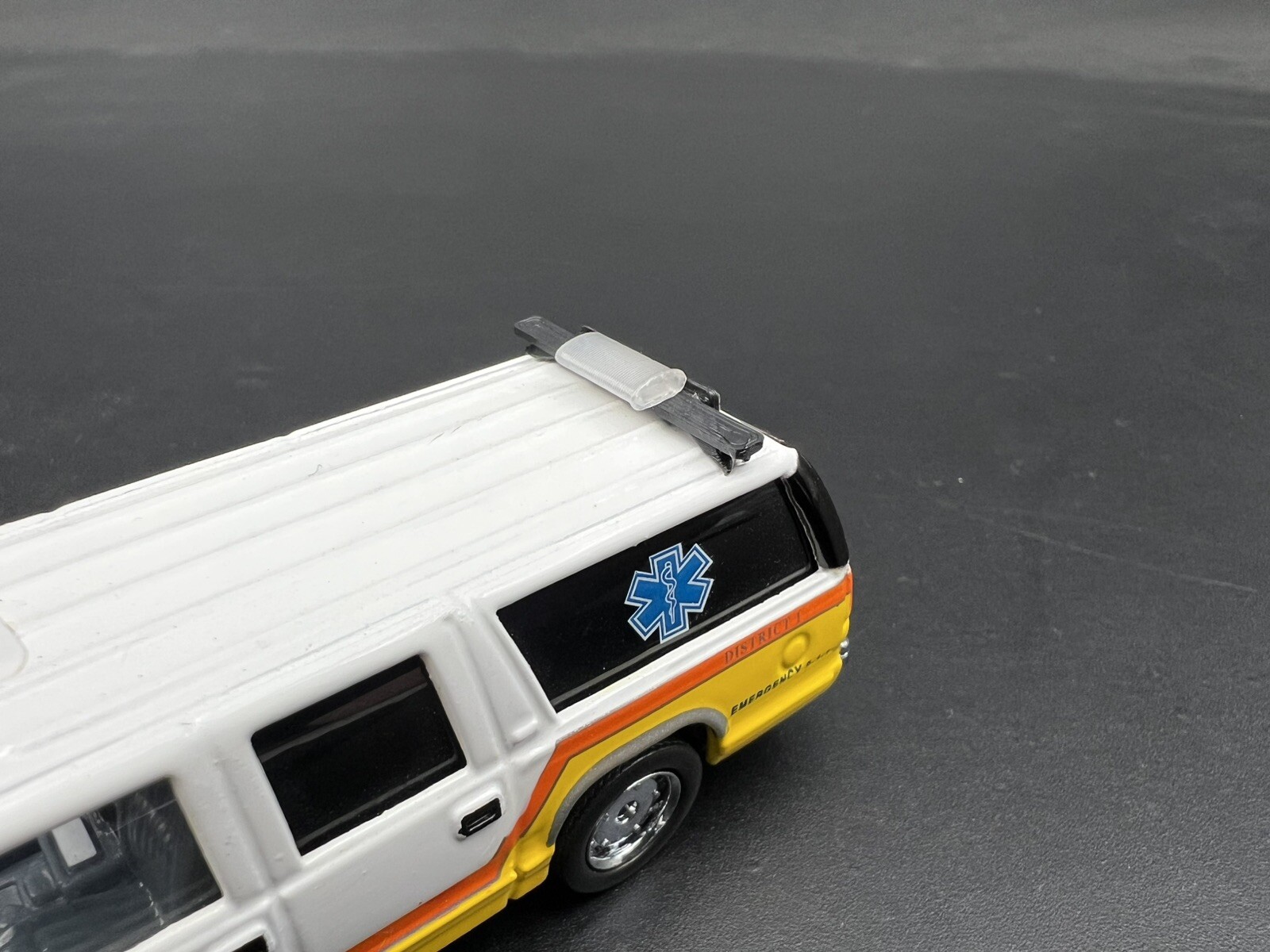1/64 Jetsolaris Lightbar For NYPD Chevy Express Van New York Police Fire Sheriff