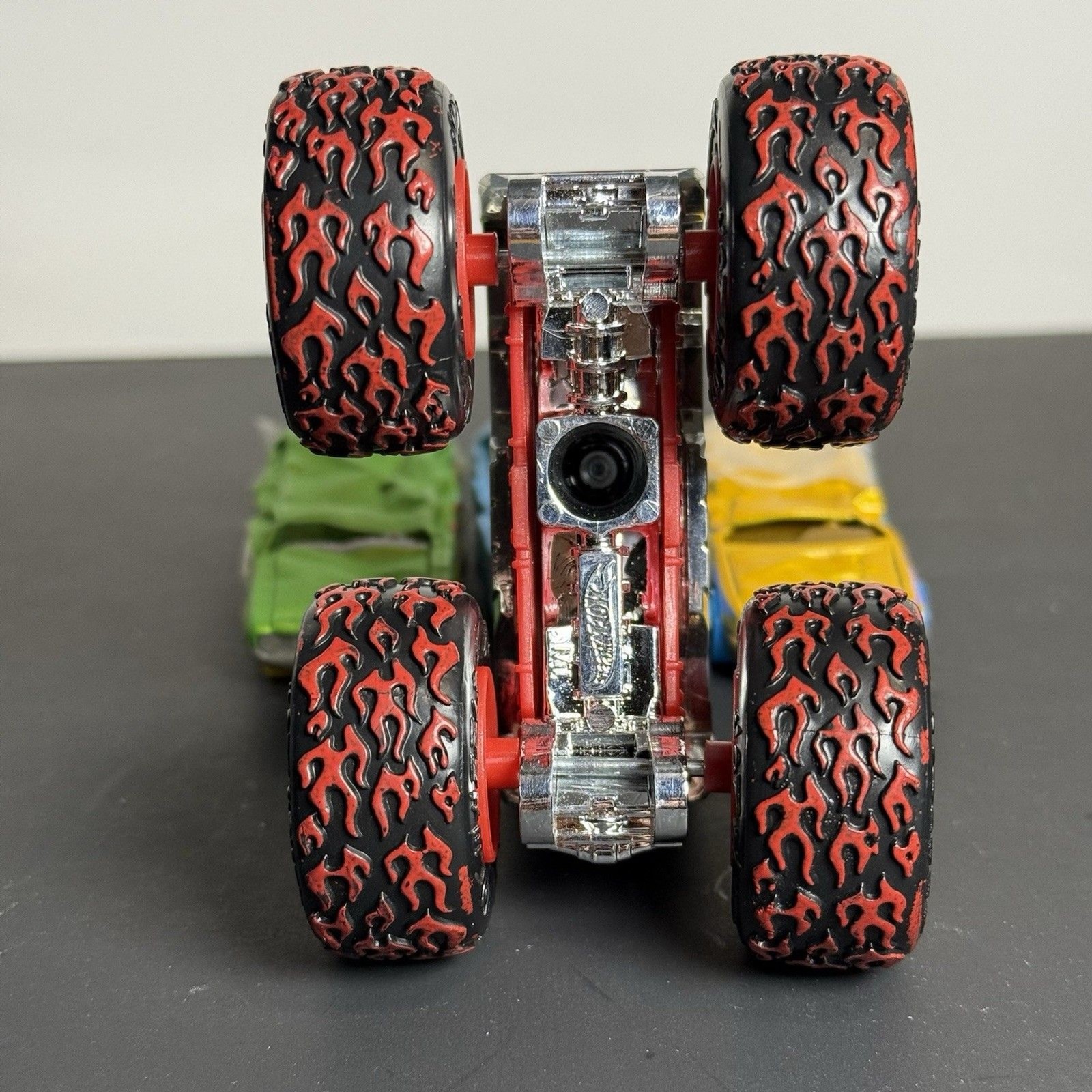 2022 HOT WHEELS MONSTER TRUCKS 5 ALARM FIRE TRUCK, TWISTED TREADS #3/7, HW #45