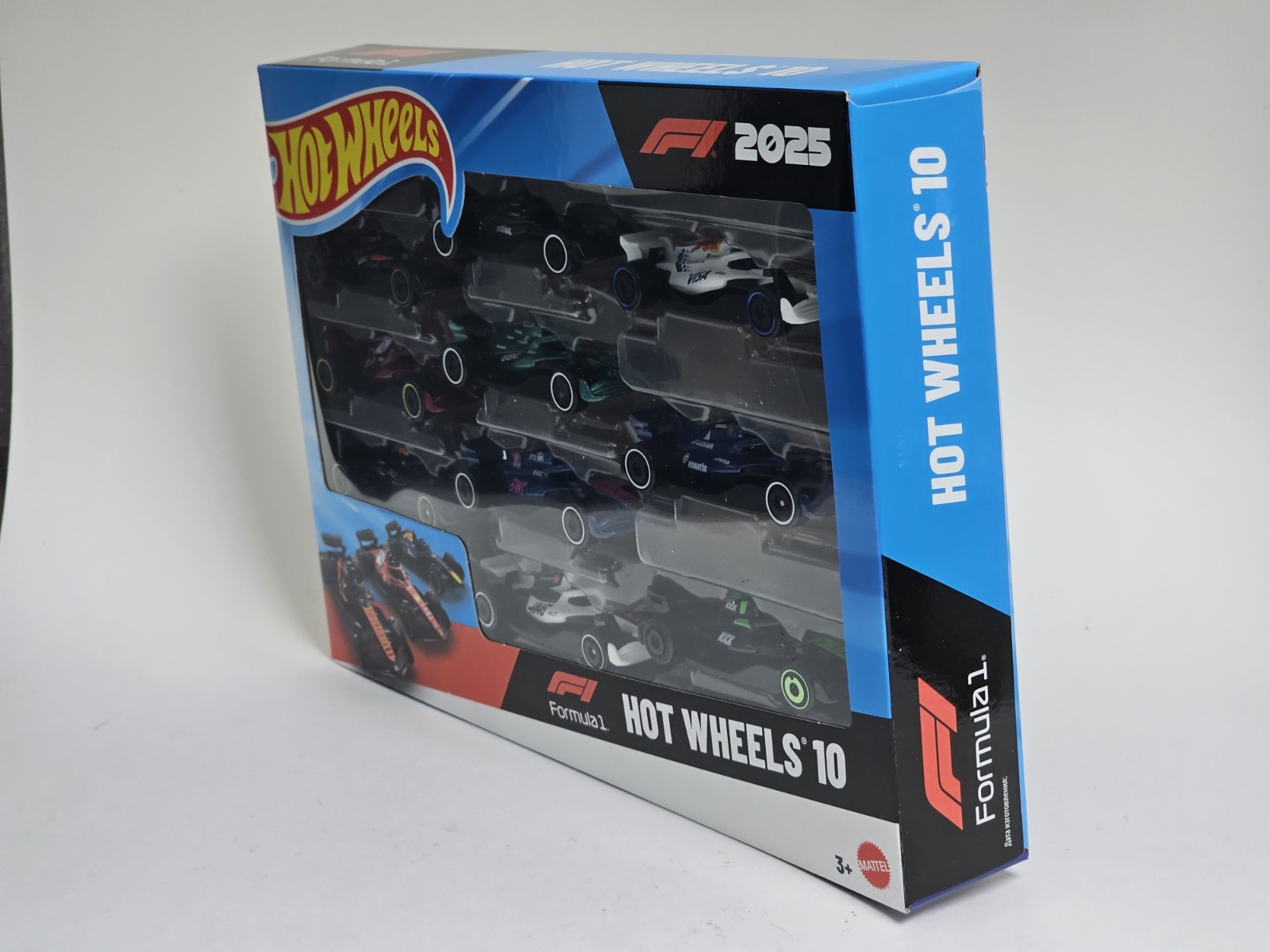 Hot Wheels Formula 1 F1 2025 10-Pack All 10 Teams McLaren Ferrari Red Bull