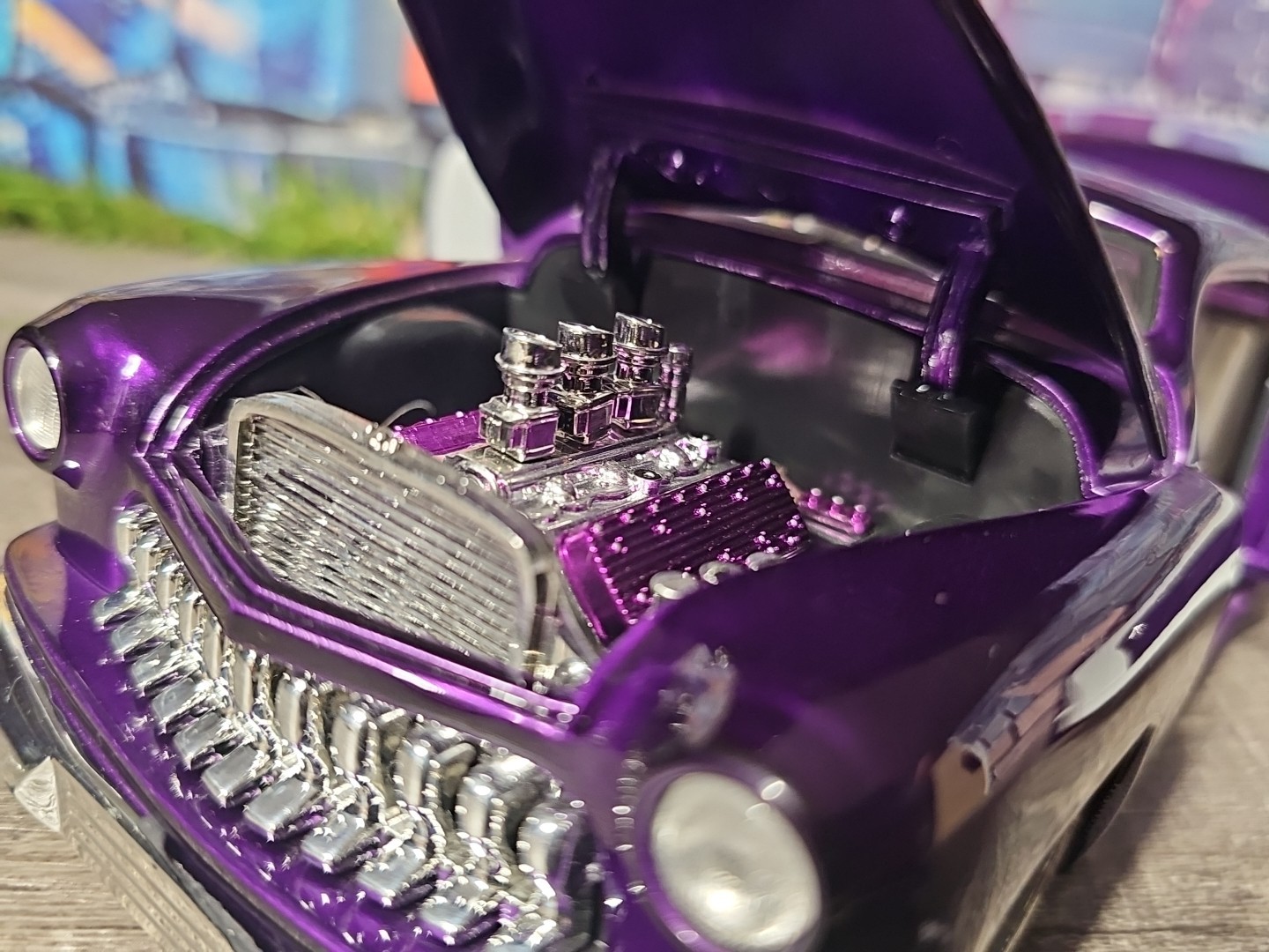 HTF Vntg 2004 Jada DUB City Oldskool 1951 Mercury Coupe Purple 1:18 NO BOX