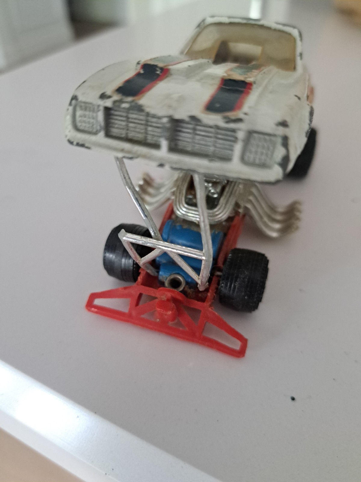 Ideal Toys Evel Knievel 33 Funny Car Dragster 1976 Hong Kong J 1453 H.t.f