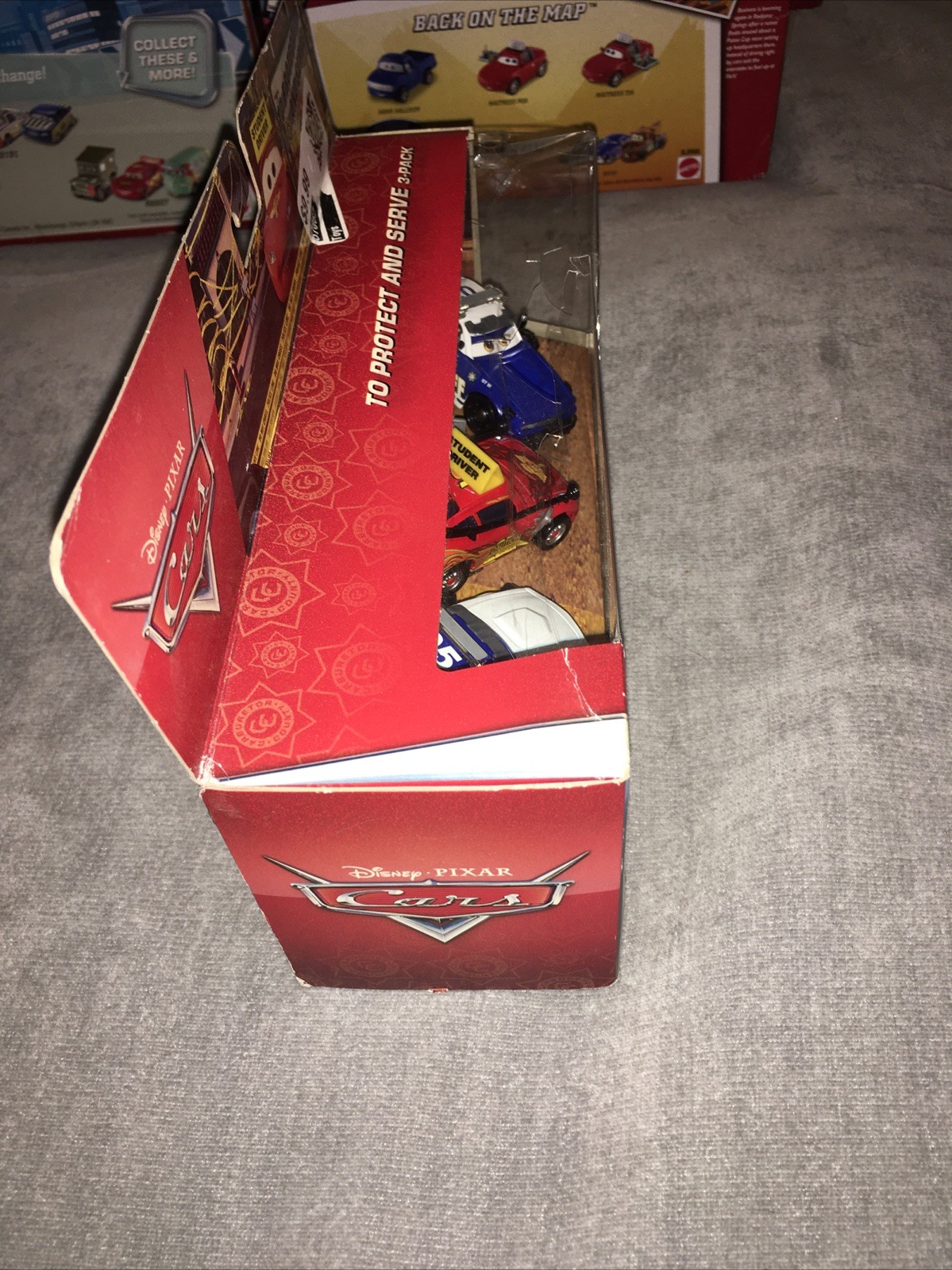 Disney Pixar Cars To Protect And Serve 3-pack 2014 Mattel!!!