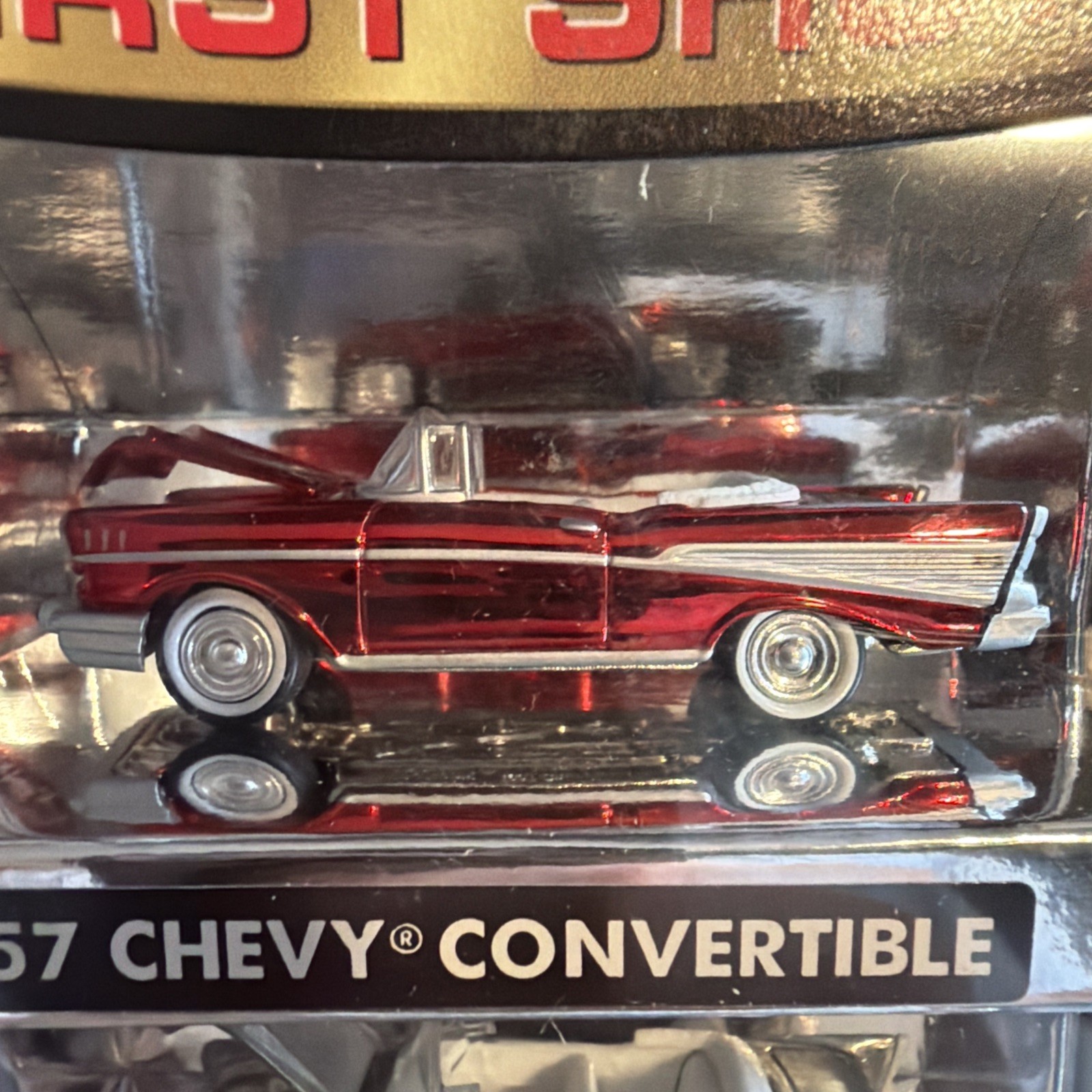 1957🏆Chevy Bel Air🏆Convertible First Shot 1/64 Diecast Limited Edition