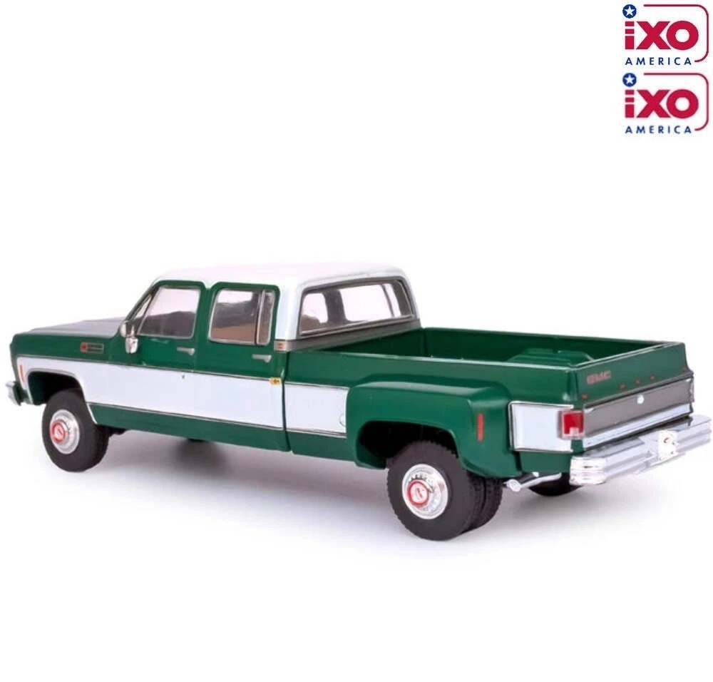 2026 IXO America 1:64 Glenwood Green 1973 GMC GRANDE SIERRA 3500 CREW CAB Pickup