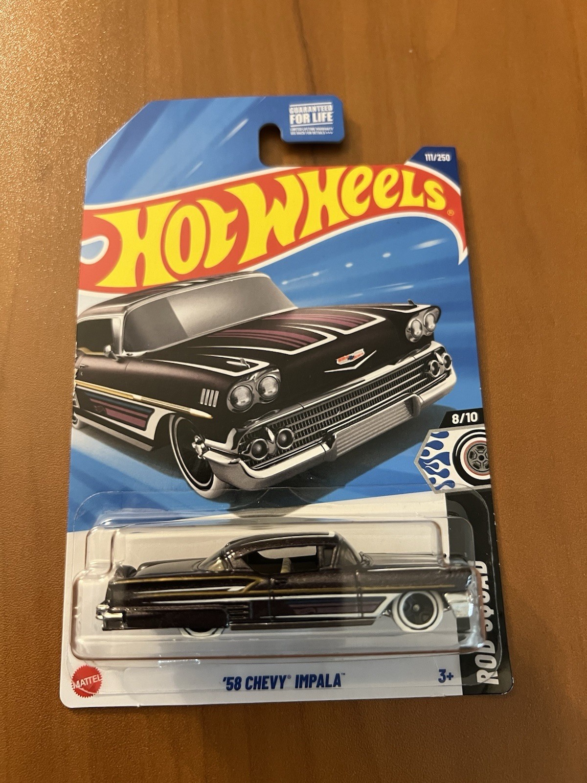 Hot Wheels Dark Purple ‘58 Chevy Impala Low rider Custom Hot Rod Cruiser Skirts