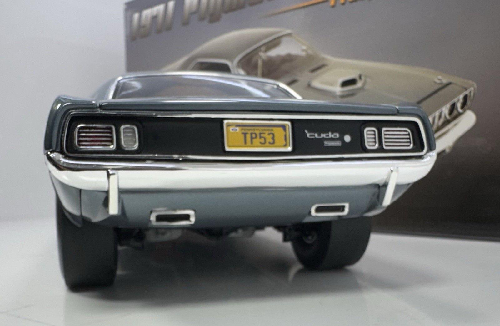 ACME 1/18 Scale 1971 Plymouth HEMI Cuda “Pro Street Drag Version” 1 Of 1 Made