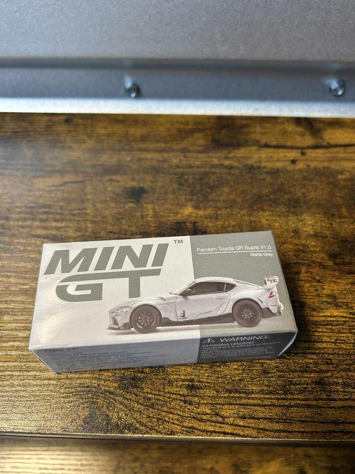 Mini-GT 1:64 2021 Overseas Box Edition Pandem Toyota Gr Supra V1.0 Matte Grey