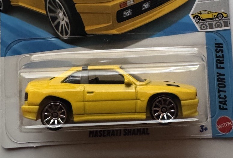 2026 Hot Wheels FACTORY FRESH 2/5 Maserati Shamal 16/250 (Yellow)