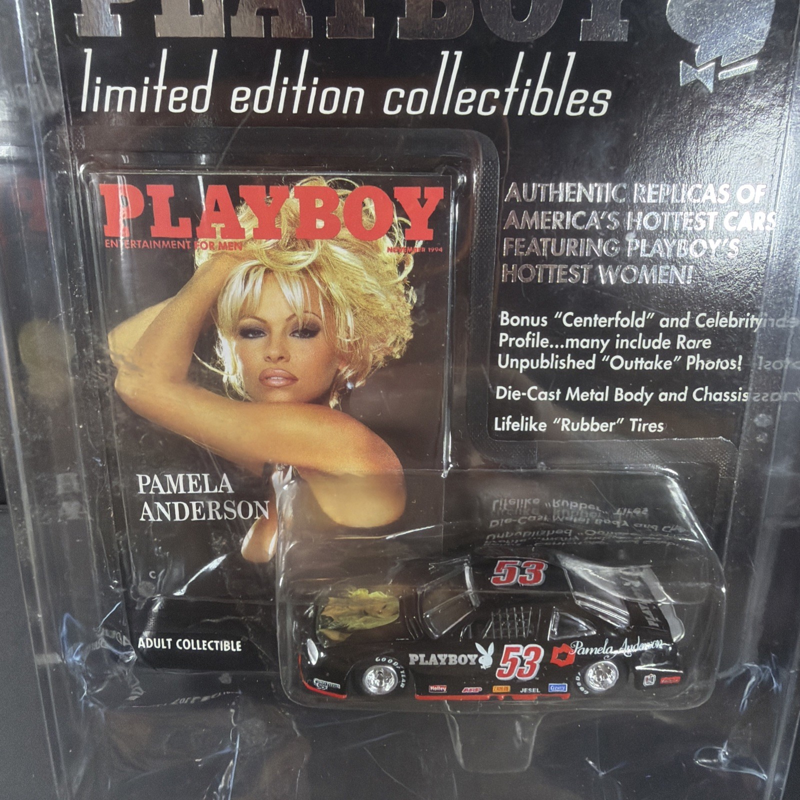 Playboy Pamela Anderson 53 Diecast Celebrity Car Protech Case
