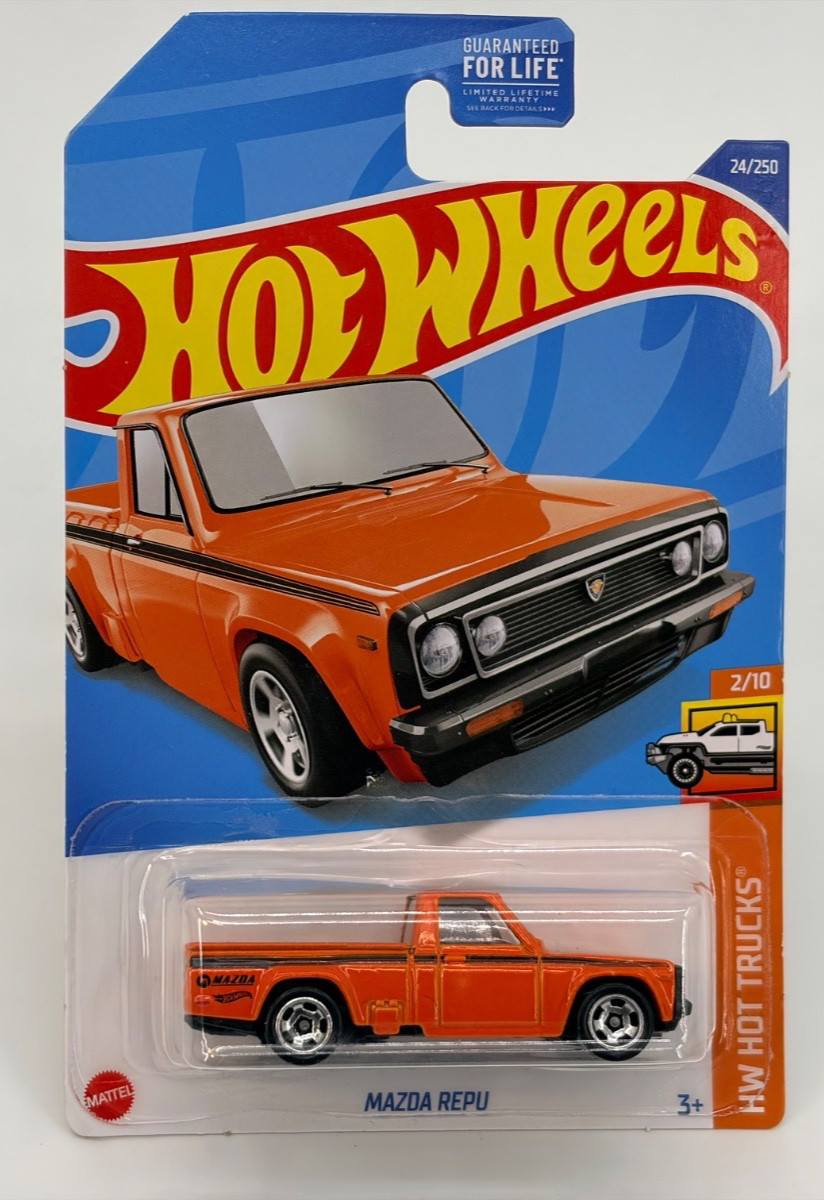 Hot Wheels 2022 HW Hot Trucks~Ram 1500 Rebel, Mazda Repu, Chevy Silverado 1:64