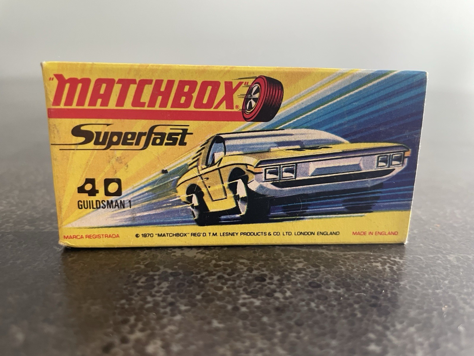 MIB Matchbox Superfast #40 Pink Vauxhall Guildsman 1 in Box Lesney 1971