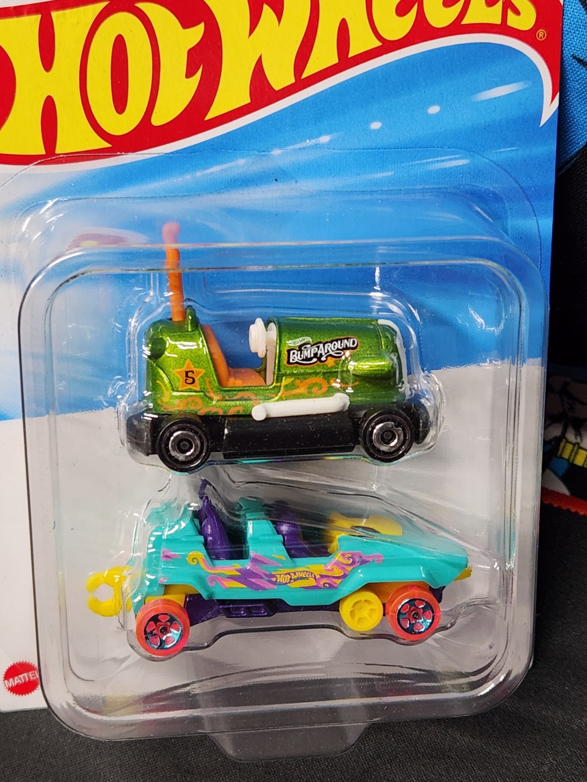 Hot Wheels Two Pack Roller Coaster Rides 2-pack w/ Bumper Car JBK08-JA10