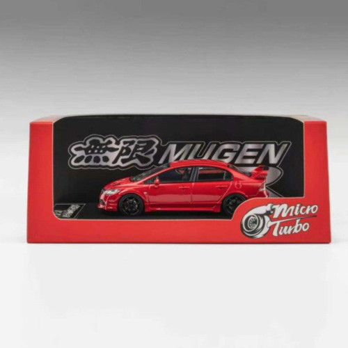 MT 1/64 Metal HONDA CIVIC FD2 MUGEN RR W/Interior/Engine Model Car -RED-