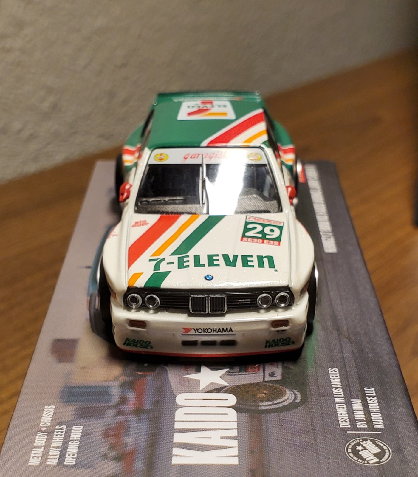 Kaido House x Mini GT BMW M3 Larry Chen 7-Eleven 1/64 KHMG217