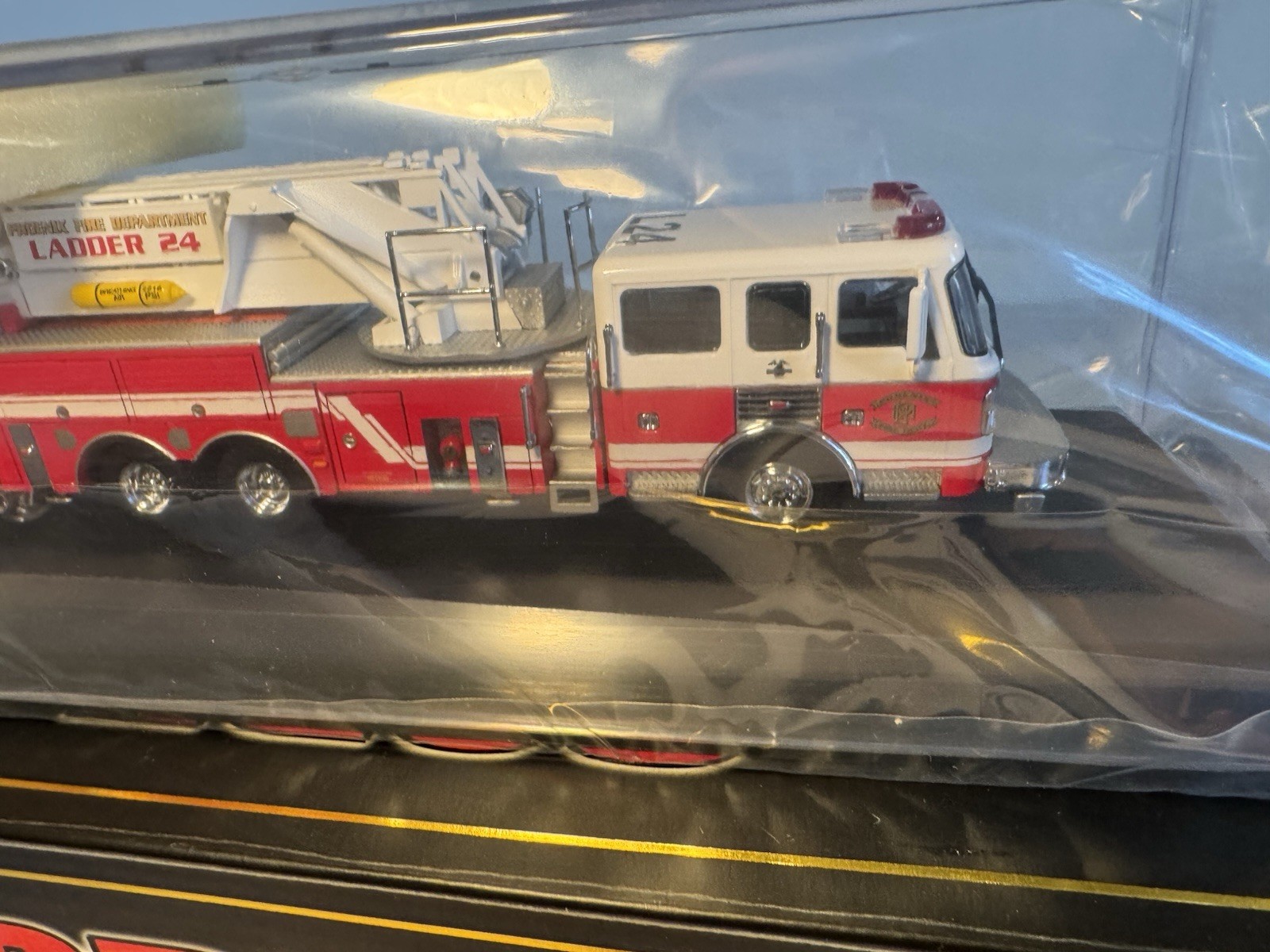 Code 3, 1:64 Die-Cast Phoenix Fire Dept American LaFrance Tower Ladder #12744 MB