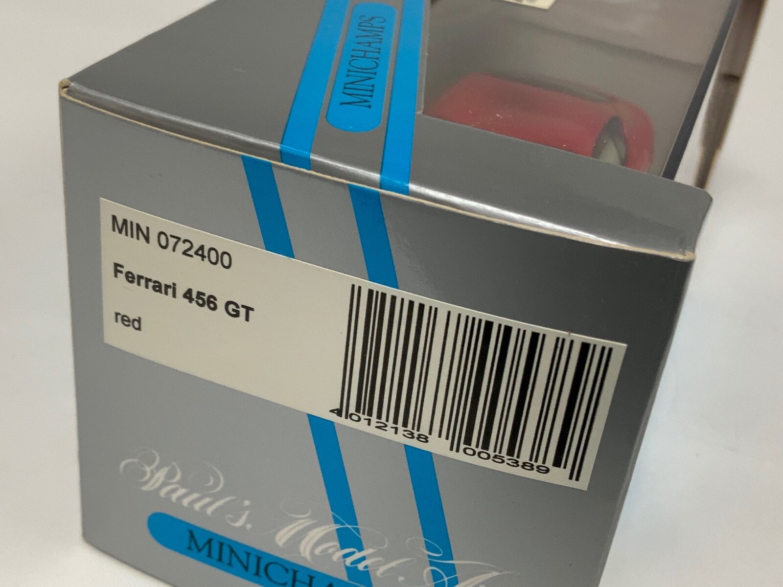 1/43 Minichamps Ferrari 456 GT in Rosso Corsa Red MIN 072400
