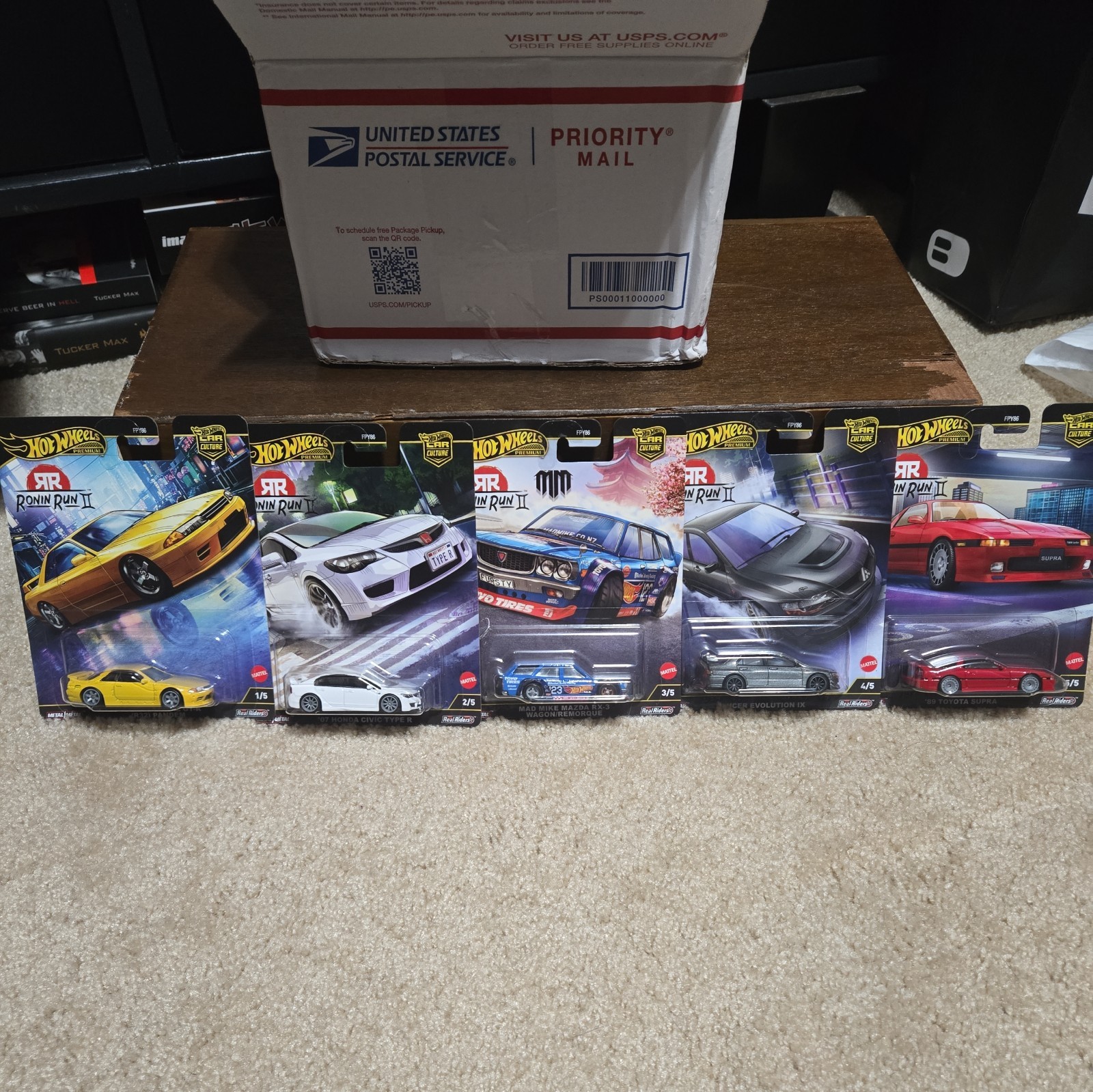 Ronin Run 2 * 5 Car Set * 2025 Hot Wheels Car Culture RONIN RUN 2 *