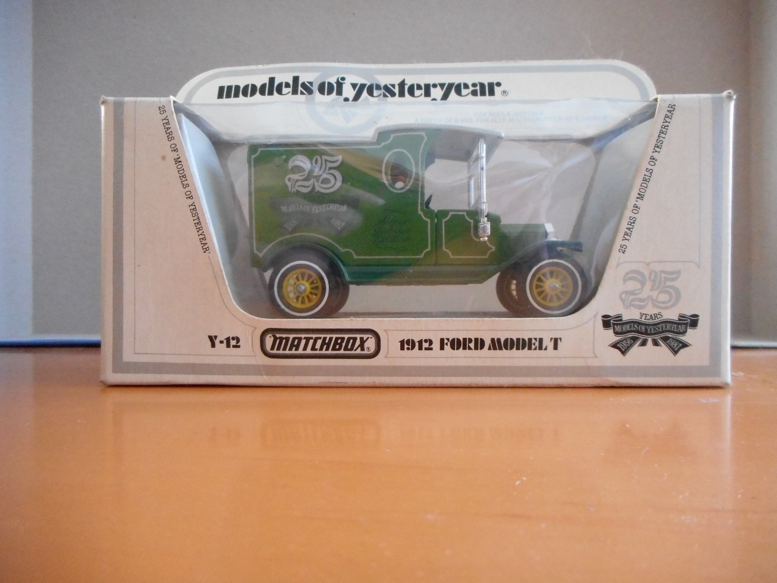 Matchbox Models of Yesteryear Y-12 1912 Ford Model ‘T’ 25 YRS MODELS OF YES+BOX