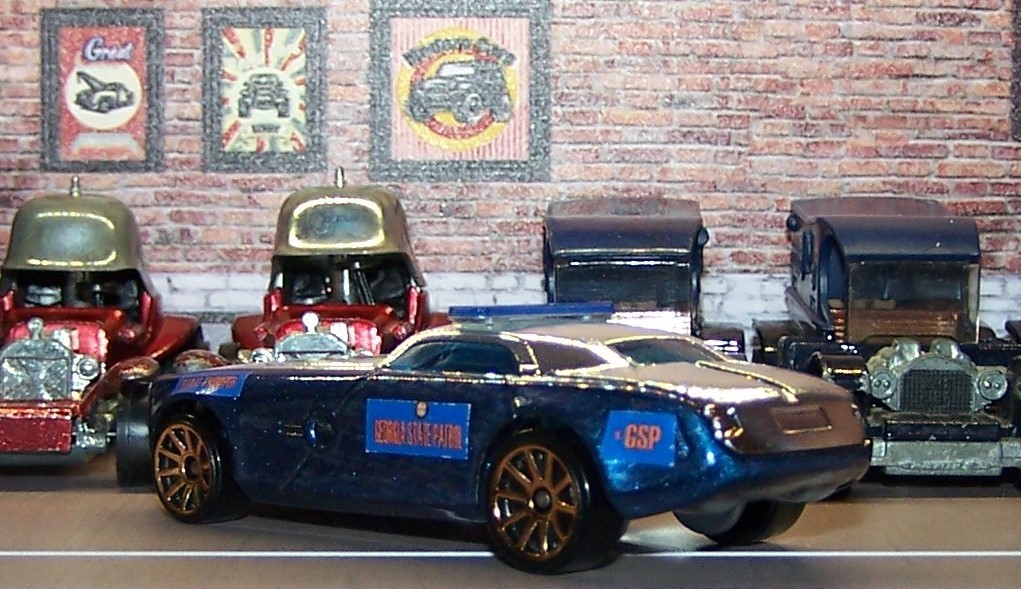 Hot Wheels- Georgia State Patrol, Custom Pursuit Cruser- “Built By “Watto!”