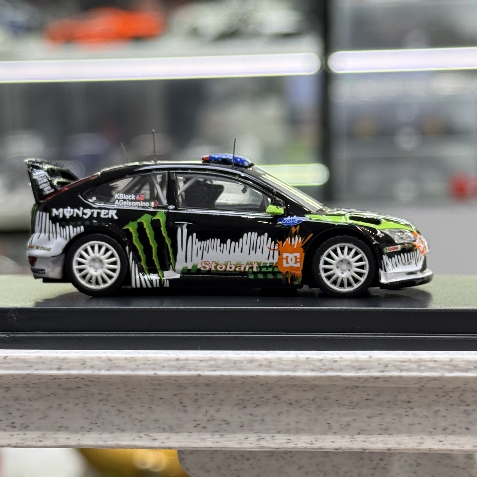 Majorette 1:64 Focus ST Monster Energy Die-Cast Alloy Car Model