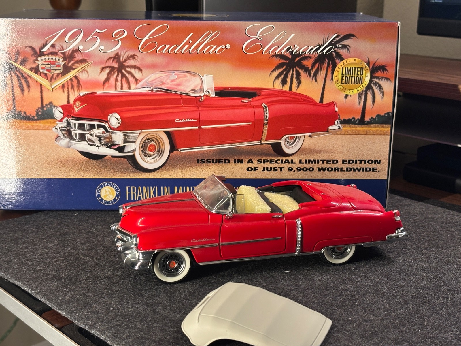 1953 Cadillac Eldorado Convertible, Ltd Ed., Red, NIB w/ Original box, & Title
