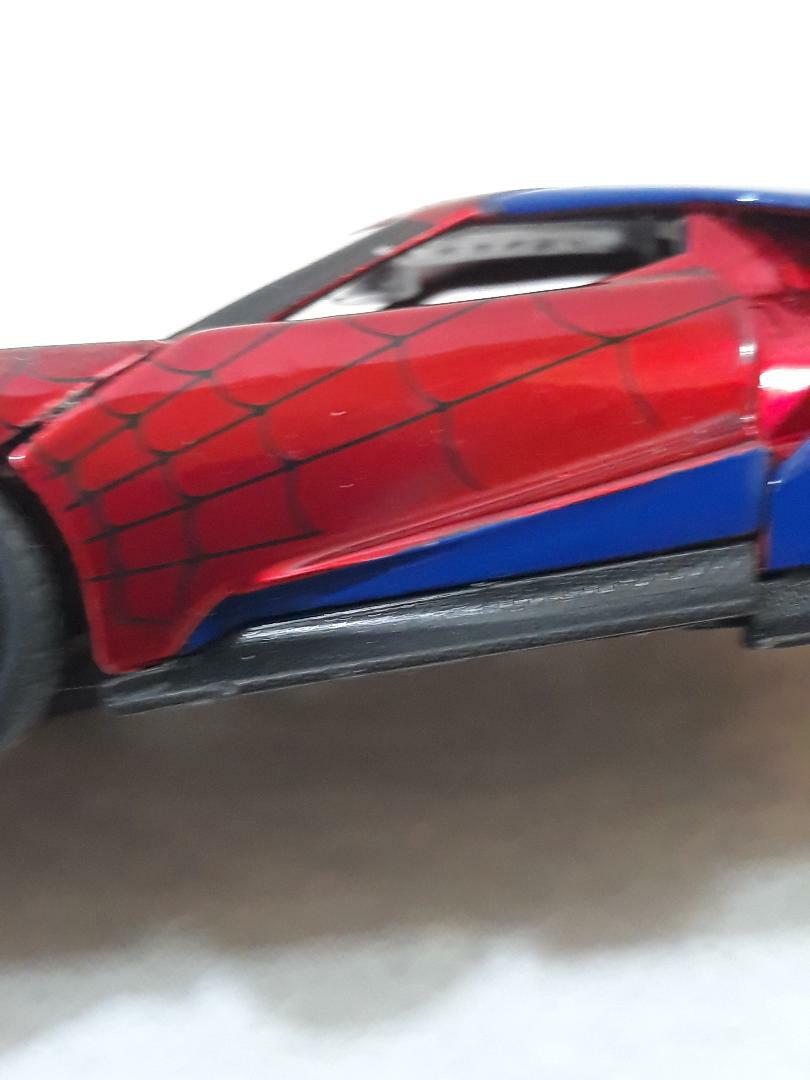 Marvel Ford GT “SPIDER-MAN” Theme Diecast Toy Car ~ Ships FREE