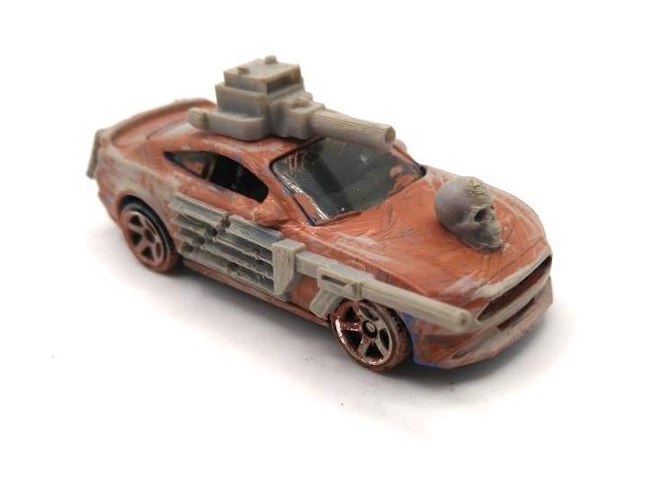 Custom Mad Max Zombie War Wasteland Road Warrior Truck 1/64 Hot Wheels Vehicle