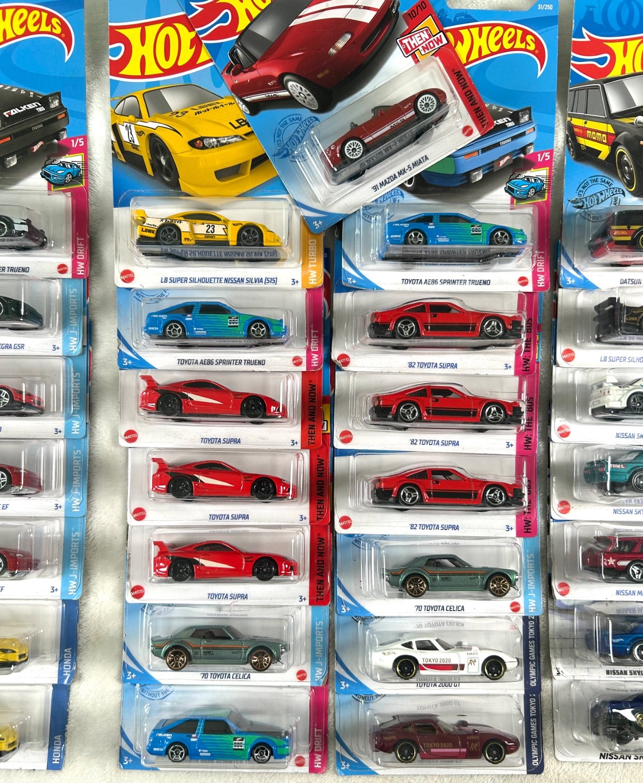 Hot Wheels JDM LOT of 44 Nissan Toyota Mazda Honda LBWK Civic + TREASURE HUNT