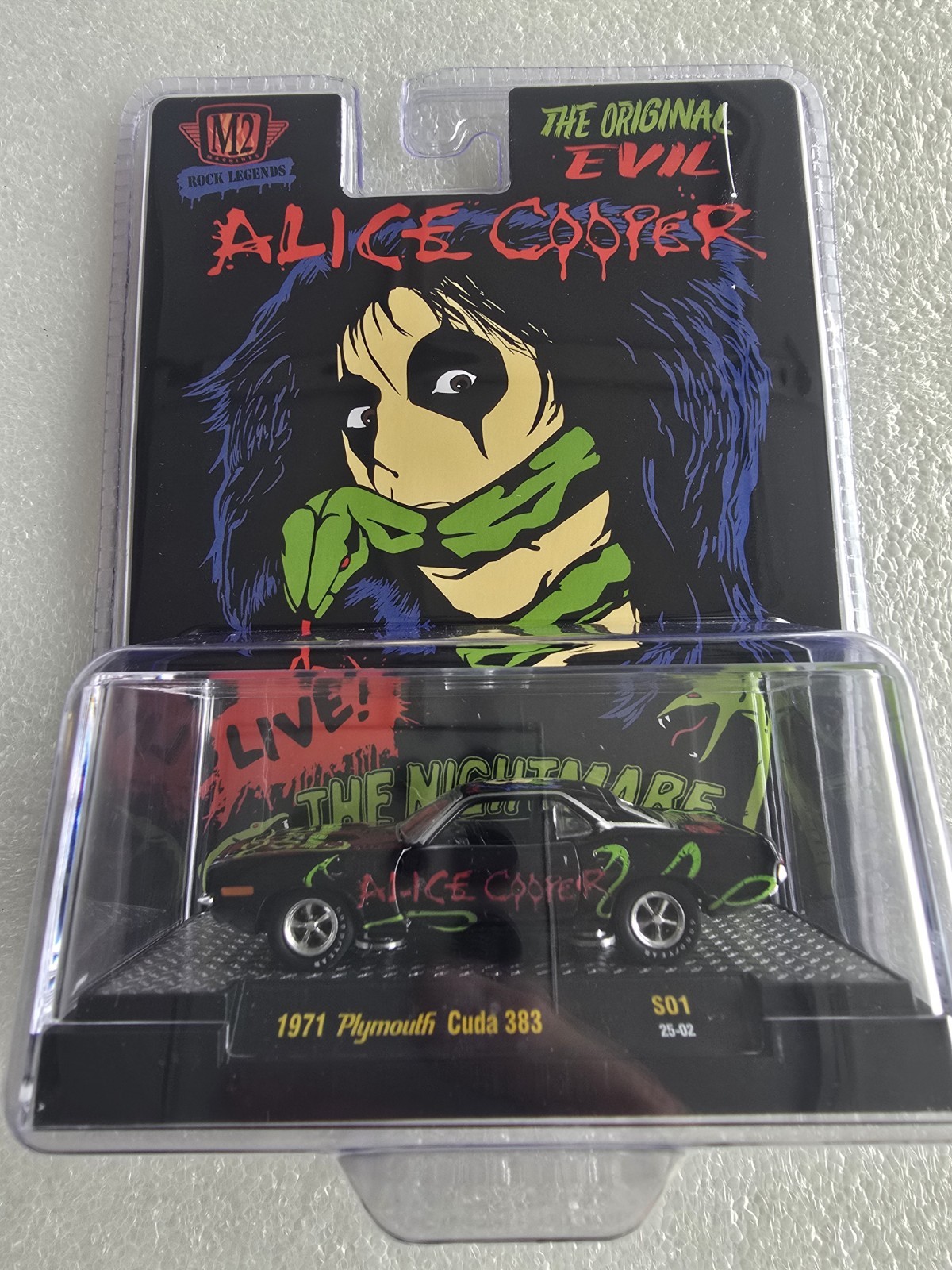 M2 machines Alice Cooper 1971 Plymouth Cuda 383 rock Legends 🔥