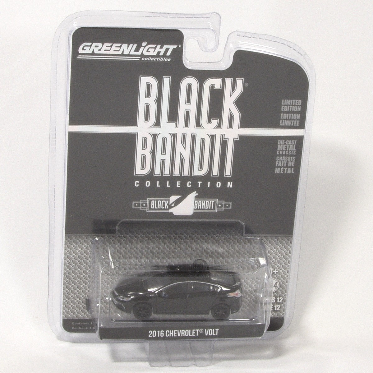 Greenlight Black Bandit Collection 1:64 Scale Diecast 2016 Chevrolet Volt NEW