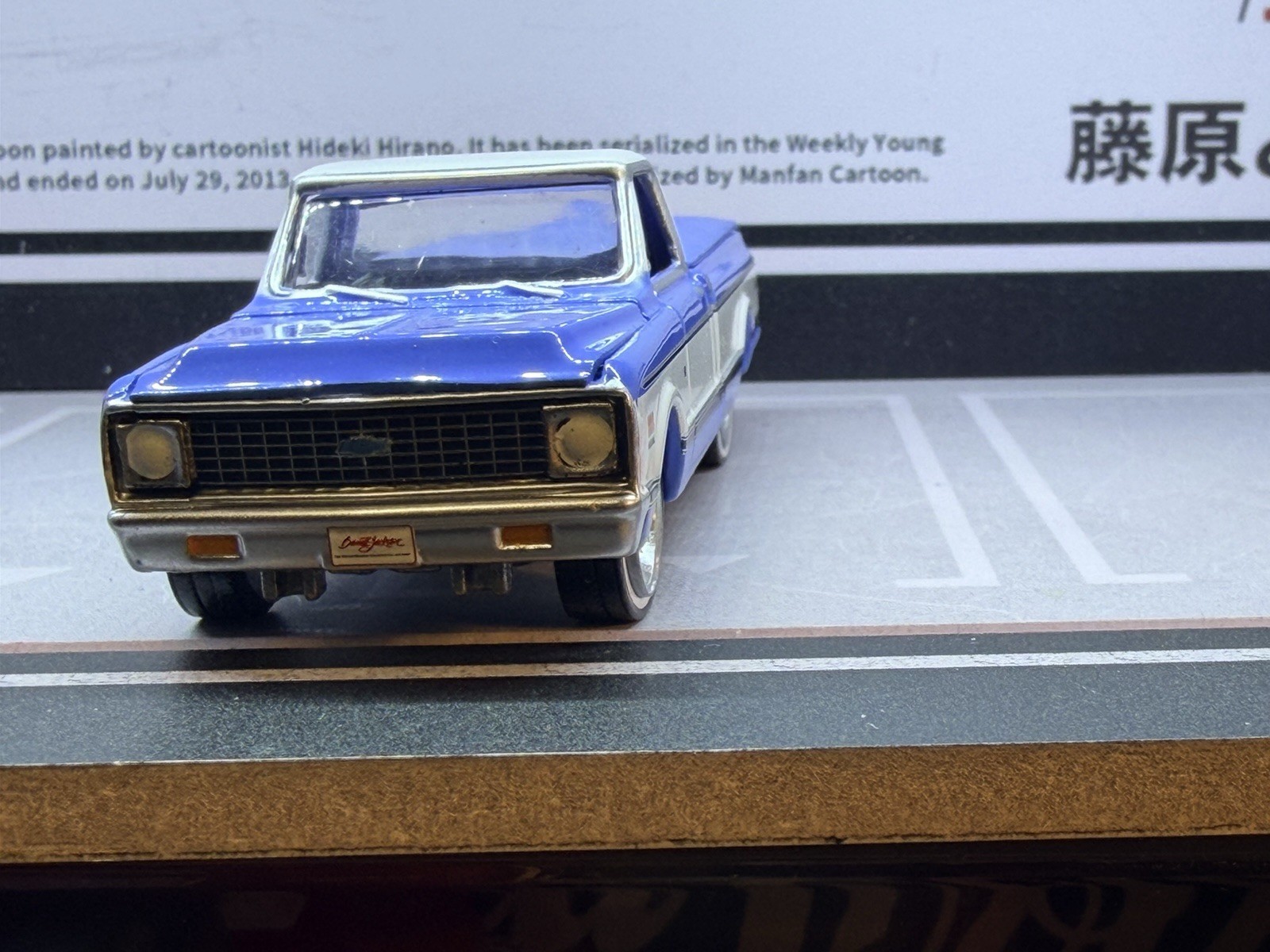 1971 CHEVROLET C-10 SUPER CHEYENNE PICKUP 2024 GREENLIGHT loose on 3D wheels