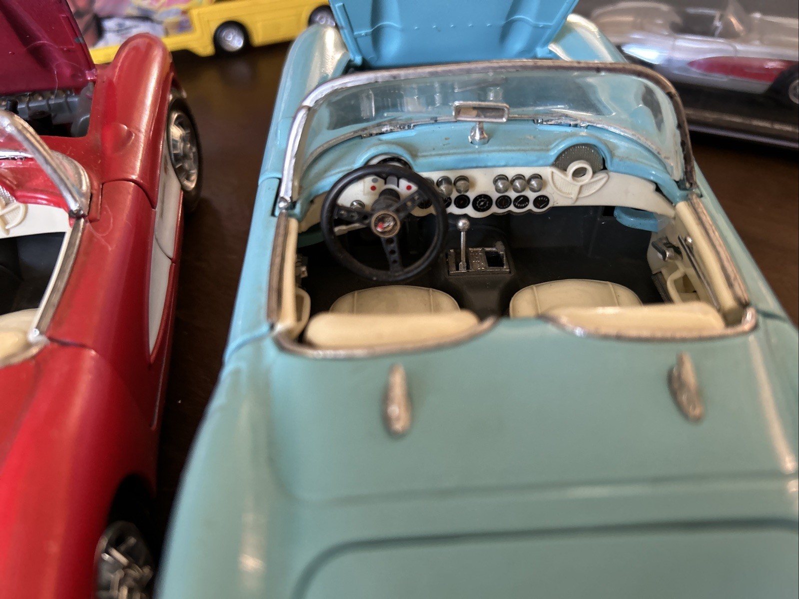 1957 Chevrolet Corvette die-cast model cars (3)