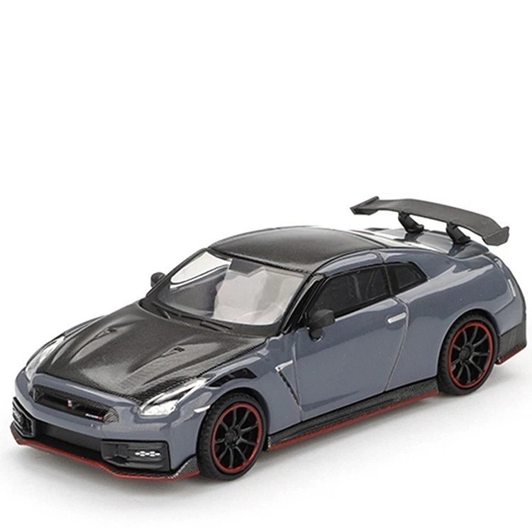 Mini GT Nissan GT-R Nismo 2024 NISMO Stealth Gray 1:64 Scale Model MGT00868-1H