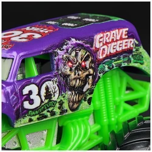 Monster Jam Official Grave Digger 30th Anniversary Series 36 Diecast 1:64 Truck