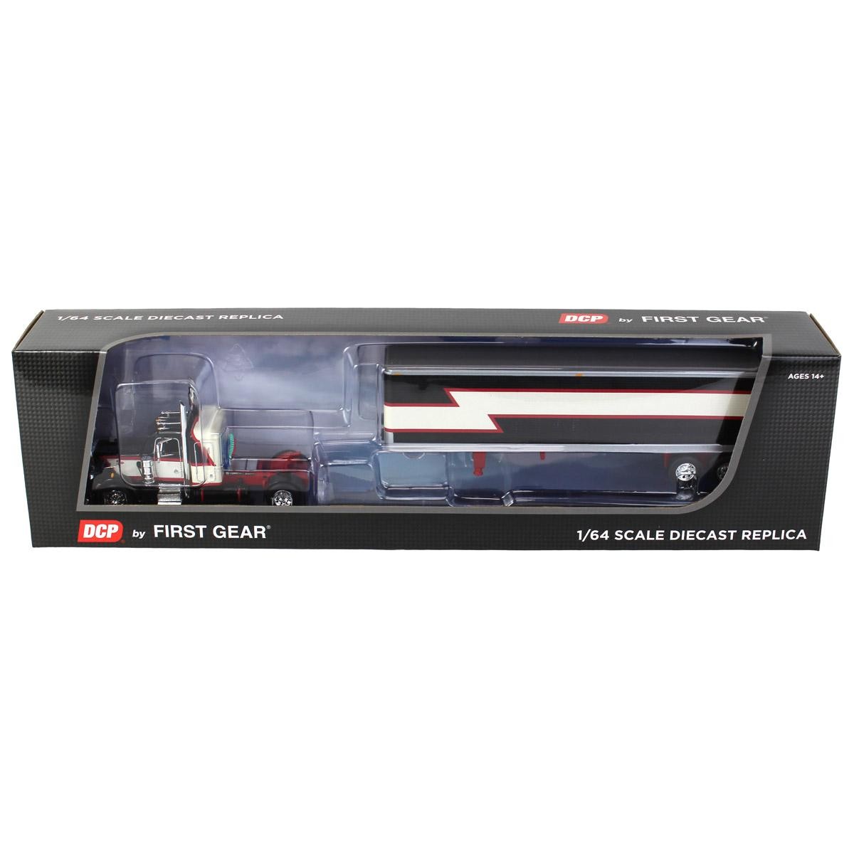 First Gear DCP 1/64 Peterbilt 359 36″ Flattop Sleeper Vintage Trailer 60-1683